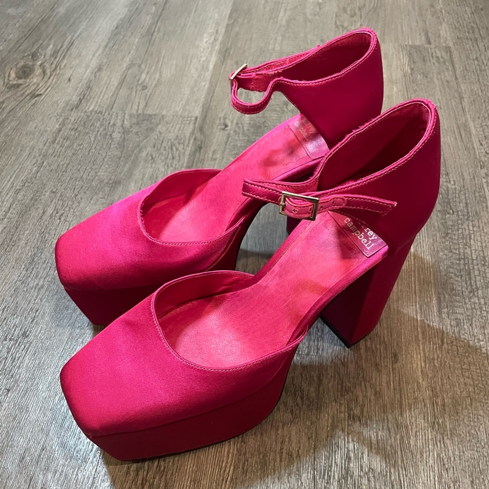Jeffrey campbell ovr n out platform heels